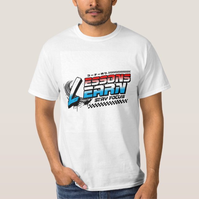 MEN'S FOCUS LESSONS LEARN VALUE T-SHIRT  (Framsida)