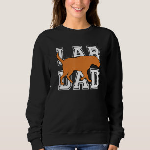 Mens Fox Röda Lab Pappa Labrador Retriever T Shirt