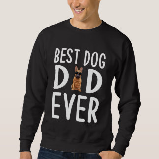 Mens French Bulldog Dad Sunglasses Frenchie Best D Lång Ärmad Tröja