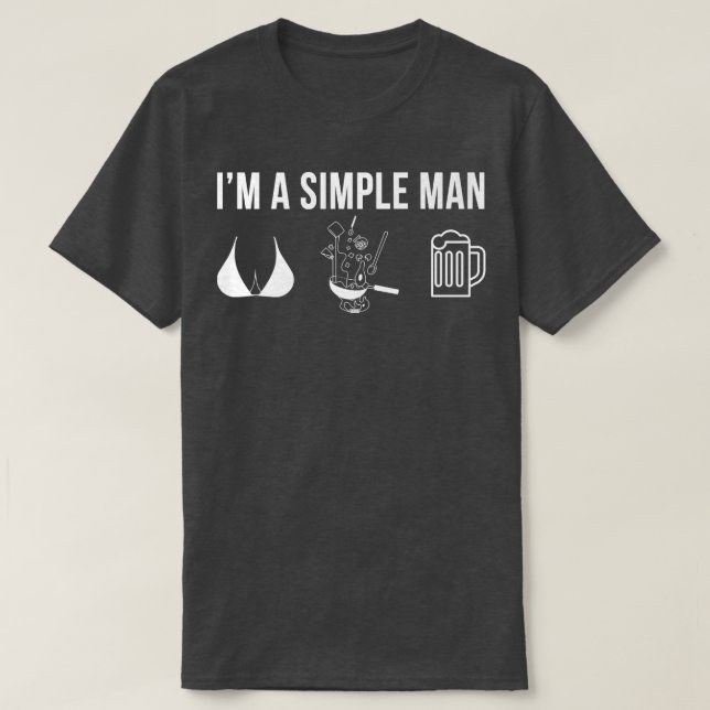 mens funny cooking chef cook hobby simple man 517  t shirt (Design framsida)