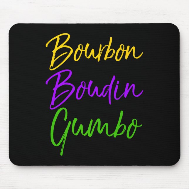 Mens Funny Mardi Gras Quote New Orleans Gift Bourb Musmatta (Framsidan)