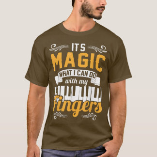 Mens Funny Piano Musician Music Lover Pianist T Shirt