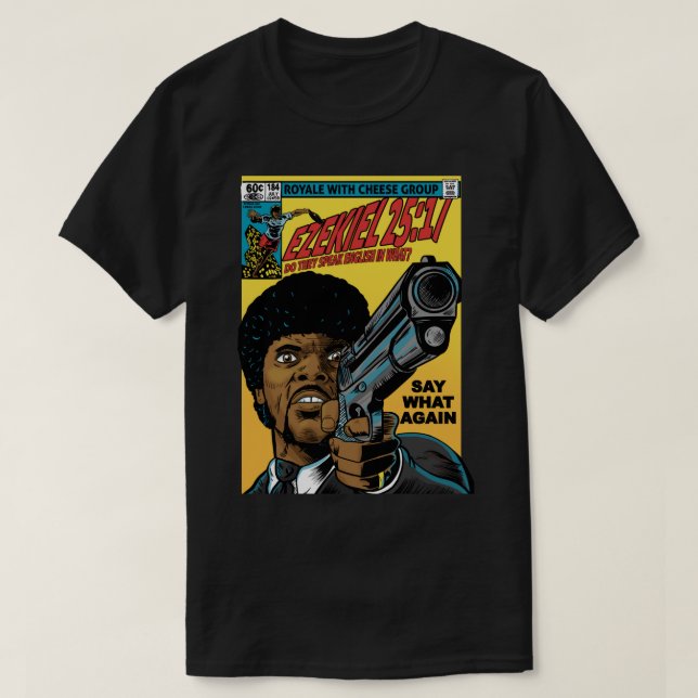 Mens Funny Pulp Film Ficiton Gift For Everyone T Shirt (Design framsida)