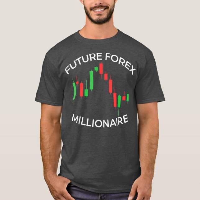 Mens Future Forex Millionaire Day Trader Stock T Shirt (Framsida)