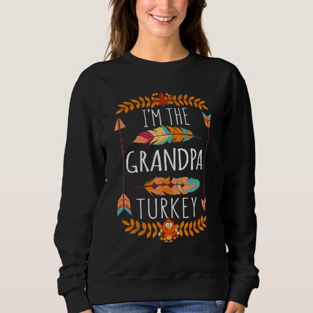 Mens Granddad The Grandpa Turkey Day 2022 Happy Th T Shirt (Framsida)