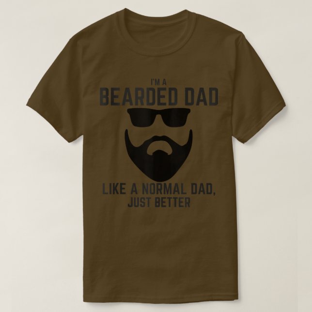 Mens Great Beard Comes Great Responsibility Beard  T Shirt (Design framsida)