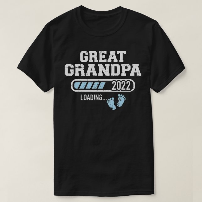 Mens Great grandpa loading 2022  T Shirt (Design framsida)