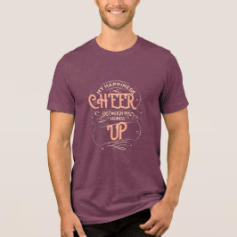 MEN'S HAPPINESS CHEER UP TRI-BLEND T SHIRT 