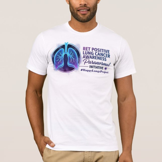 Men's Happy Lungs Project Fundraiser Shirt v3 T (Framsida)