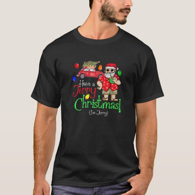 Mens Have A Jerry Christmas A Funny Holiday Jerry T Shirt (Framsida)