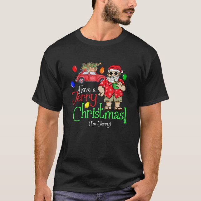 Mens Have A Jerry Christmas A Funny Holiday Jerry T Shirt (Framsida)