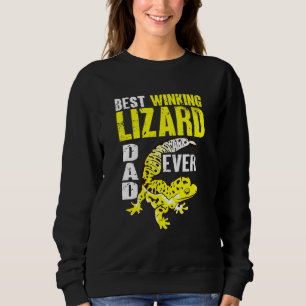 Mens Herpetolog Bästa Blinkande Ödla Pappa Någonsi T Shirt