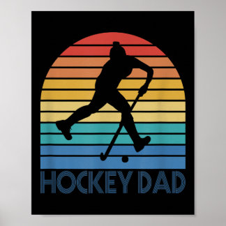 Mens Hockey Dad Field Hockey Player Father Coach V Poster