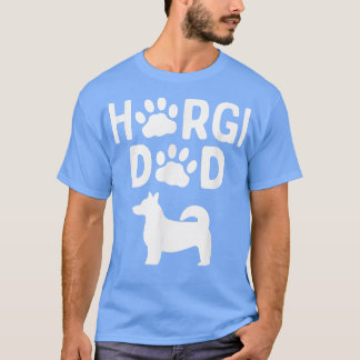 Mens Horgi Dad  Corgi and Husky Dog Mi  T Shirt