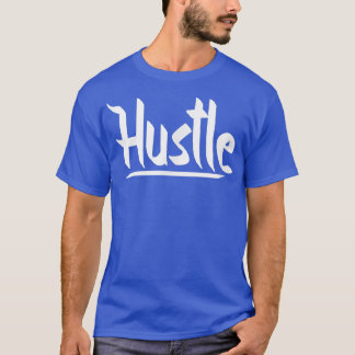 Mens HUSTLE Gym Fitness Workout Bodybuilding Motiv T Shirt