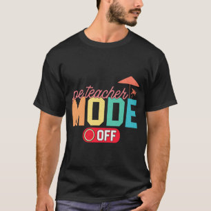 Mens idrottslärare läge av hello sommar lärare av t shirt
