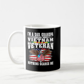 Mens I'm A Dad Grandpa And Vietnam Veteran - Nothi Kaffemugg