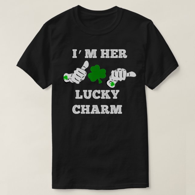 Mens Im Hennes Lucky Charm St Patricks Day-par T Shirt (Design framsida)