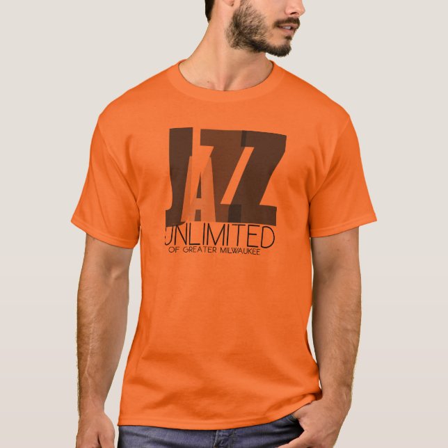 Men's Jazz Unlimited Basic T Shirt (Framsida)