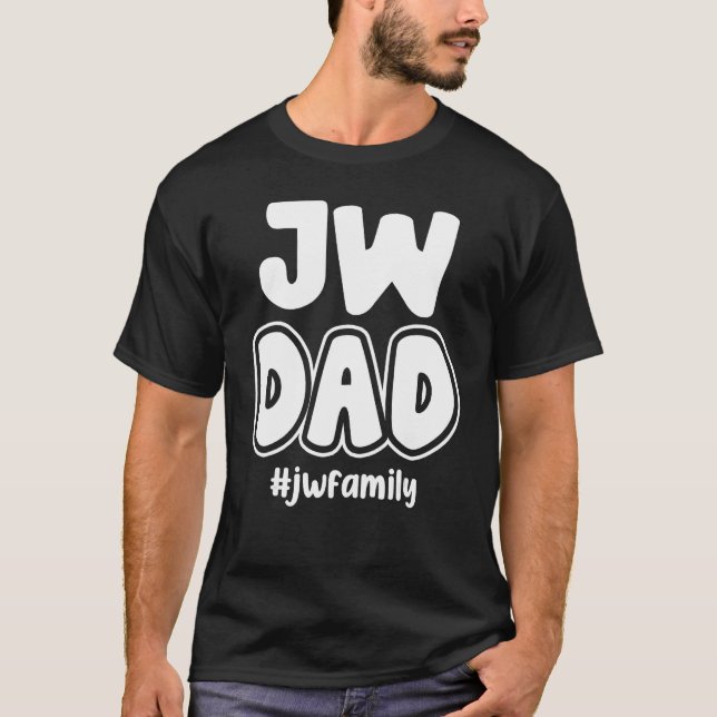 Mens Jehovah's Witnesses Jw Dad JW Family T Shirt (Framsida)
