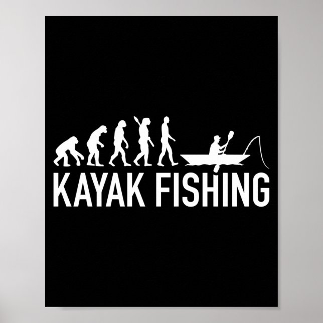 Mens kayak fishing evolution kayak fishing poster (Framsidan)