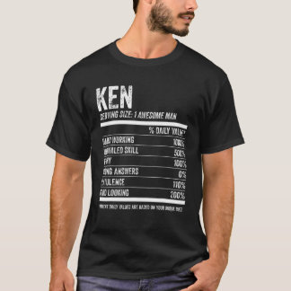 Mens Ken Nutrition Personalized Name Funny Name Fa T Shirt
