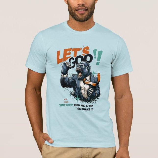 MEN'S LET'S GOO LESSONS LEARN JERSEY T SHIRT  (Framsida)