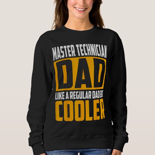 Mens Master Technician Dad   Like a Regular Dad bu T Shirt (Framsida)