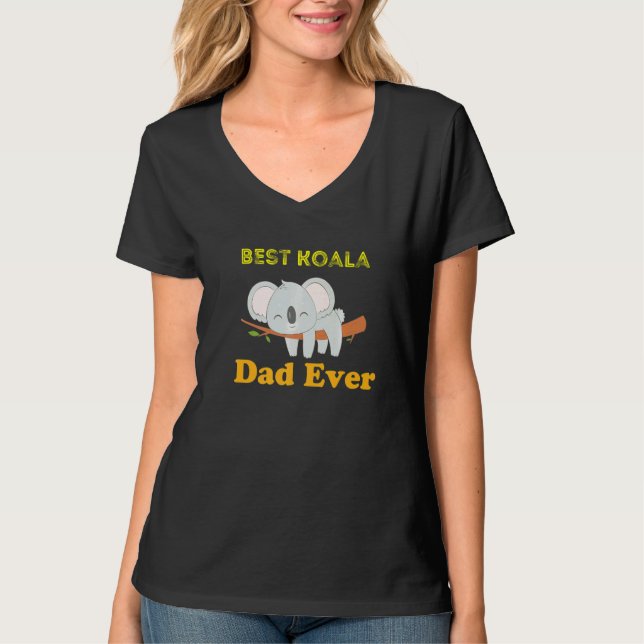 Mens Mens Best Koala Ever Daddy Koala Bear Animal  T Shirt (Framsida)