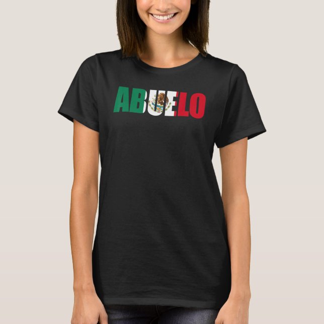 Mens  Mexican Abuelo Mexico T Shirt (Framsida)