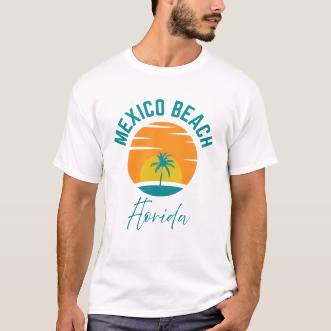 Men's Mexico Beach Florida T-Shirt (Framsida)
