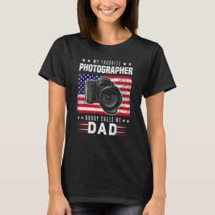 Mens Min Favorit Fotografi Kompis Kallar Mig Pappa T Shirt