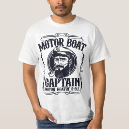 Men's Motor Boat Captain Shirt T