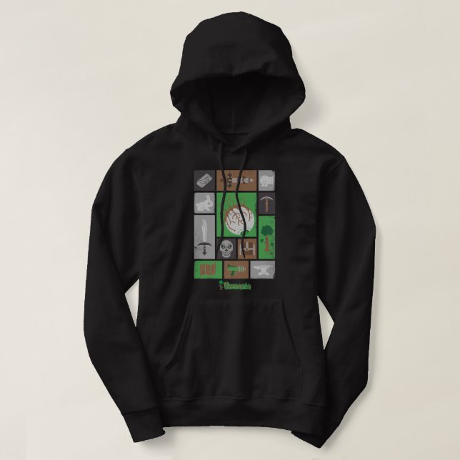 Mens My Favorite Terraria Gift For Birthday Hoodie (Design framsida)