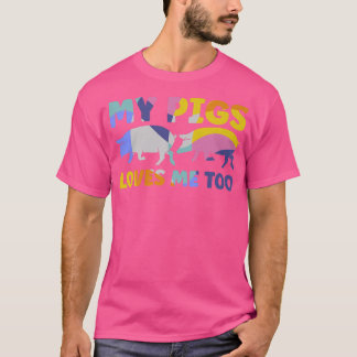Mens My pigs loves me too pigs Premium T Shirt