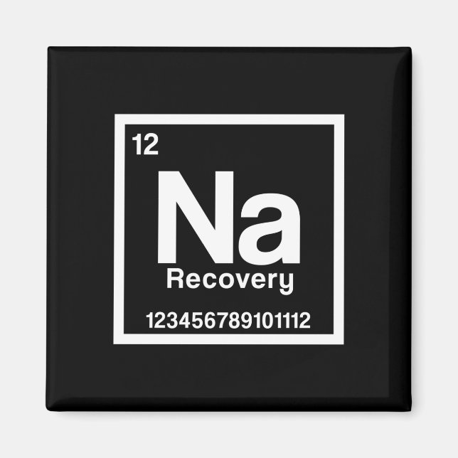 Mens na element narcotics anonymous recovery sober magnet (Framsidan)
