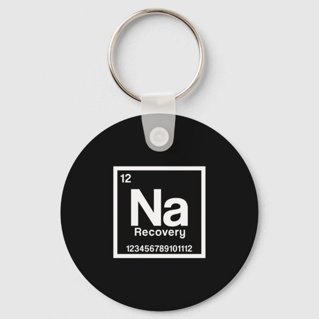 Mens na element narcotics anonymous recovery sober nyckelring (Framsida)