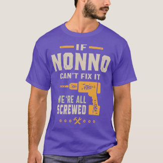 Mens Om Nonno Inte Kan Fi Det Farfar Present vän v T Shirt