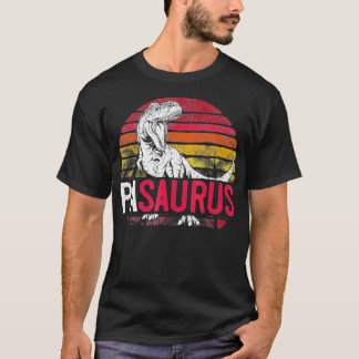 Mens Pa Saurus Father's Day Pasaurus T Re Dinosaur Shirt
