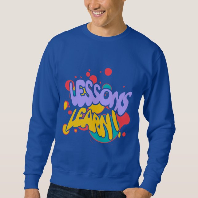 MEN'S PAINT SPLASH LESSONS LEARN SWEATSHIRT (Framsida)