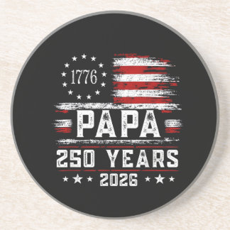 Mens Papa Amerikansk Flagga 250 År 4:e Juli Farfar Underlägg