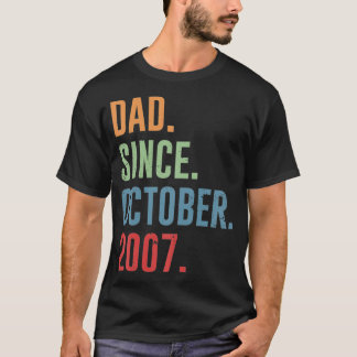 Mens pappa sedan oktober 2007 t shirt