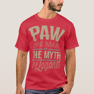 Mens Paw T from Grandchildren Paw the Myth the Leg T Shirt
