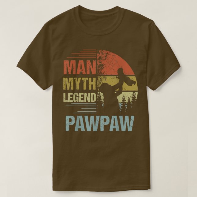 Mens Pawpaw Myth Legend  For Mens & Dad Funny Fath T Shirt (Design framsida)