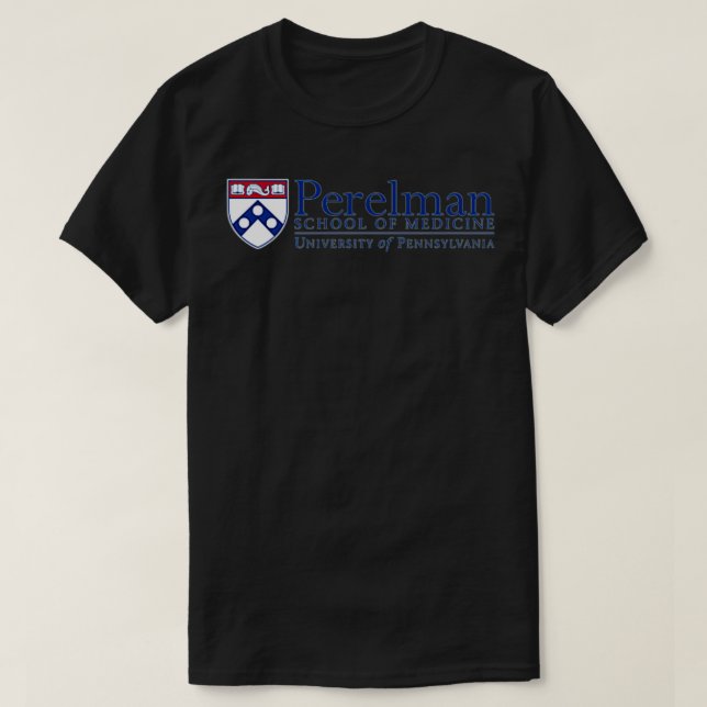 Mens Penn Quakers Apparel Perelman School of Medic T Shirt (Design framsida)
