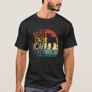 Mens Pitbull Vintage Dog Dad Cool Fars Dag Retr T Shirt