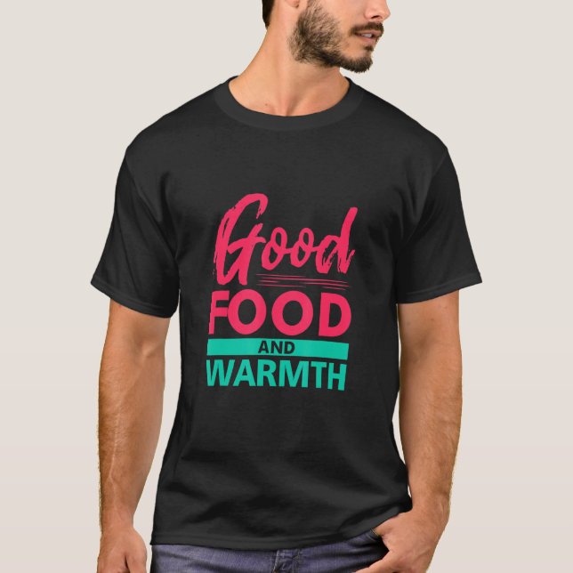 Mens Plant Based Food  Good Mood Go Vegan T Shirt (Framsida)