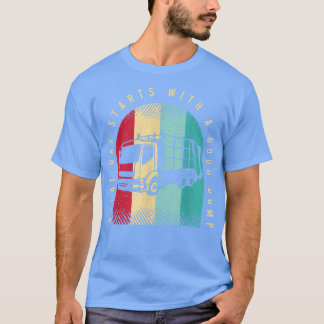 Mens Recycling Truck Driver Saying For A Driver Of T Shirt