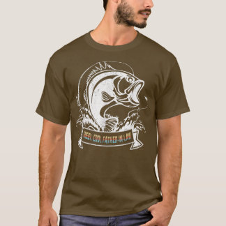 Mens Reel Cool Father In Law Fisherman Daddy Fathe T Shirt