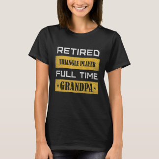 Mens Retired Childcare Worker Full Time Grandpa T Shirt